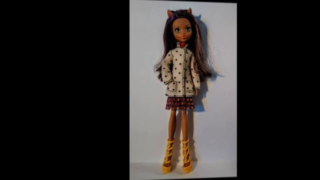 5 пальто по 1 выкройке для Monster High смотреть онлайн