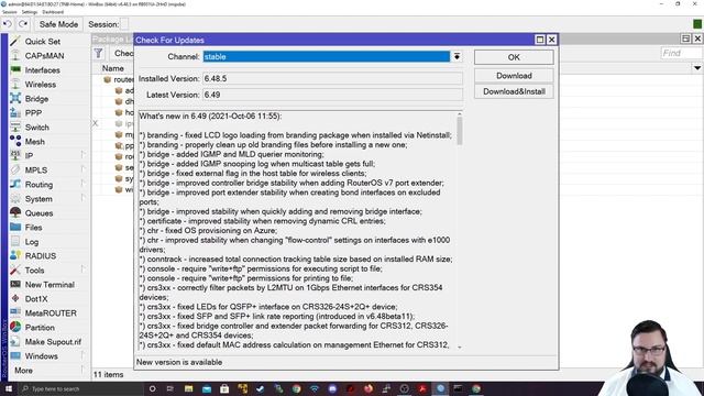 ?MikroTik MTCNA - File System, Package Manager, Upgrade OS & Routerboot Firmware смотреть онлайн
