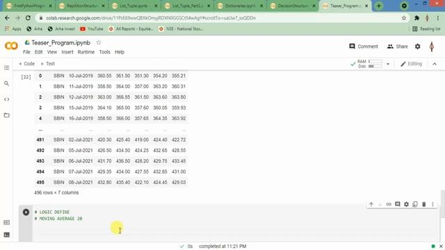 How to calculate moving average on excel with python in Hindi | MA on excel with Python смотреть онлайн