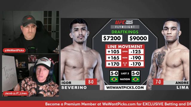 UFC Vegas 89: Igor Severino Vs. Andre Lima Prediction, Bets & DraftKings