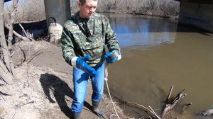 Находки на поисковый магнит. Нашли пакет.  А там....