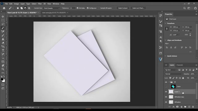 How to design a a5 Flyer Mockup | Photoshop Mockup Tutorial смотреть онлайн
