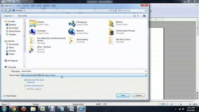 How to Convert Open Office Documents to Microsoft Word : Tech Niche смотреть онлайн