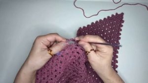 Модный вязаный жилет пончо крючком / ЖИЛЕТ КРЮЧКОМ ДЛЯ ЖЕНЩИН / Часть 2