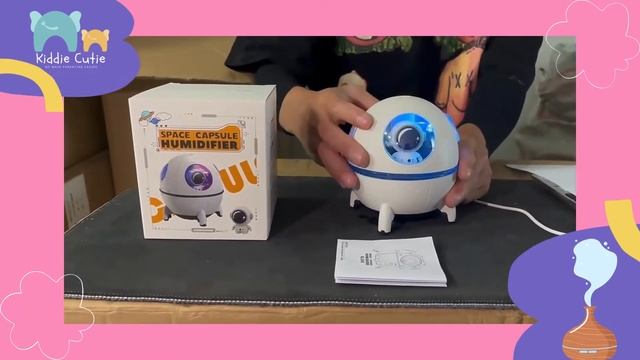 Space Capsule Bedroom Air Humidifier-Type C Rechargeable смотреть онлайн
