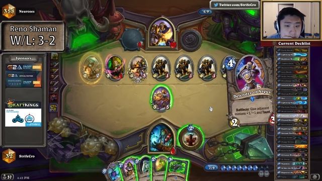 Hearthstone Reno Control Shaman S20 #1 - Reno 911 смотреть онлайн