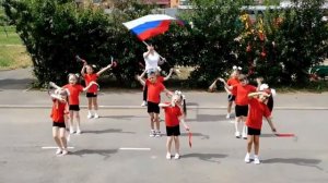 МБДОУ детский сад «Семицветик». Флешмоб ко Дню независимости России