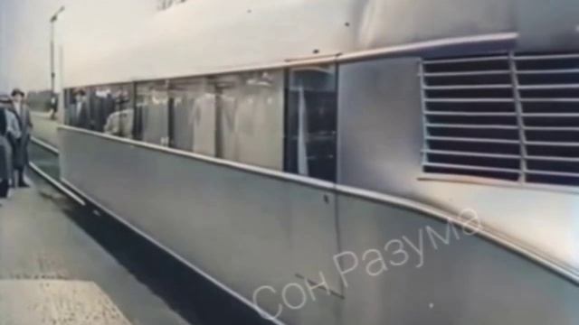 США. НЬЮ-ЙОРК. 1931-Й ГОД. ЭТОТ ПОЕЗД МОГ РАЗВИВАТЬ СКОРОСТЬ ДО 200 КИЛОМЕТРОВ В ЧАС !