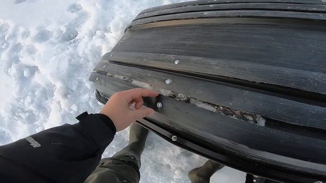 Подшиваем и дорабатываем сани для мотособаки за 700 рублей смотреть онлайн