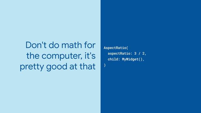 AspectRatio (Flutter Widget of the Week) смотреть онлайн