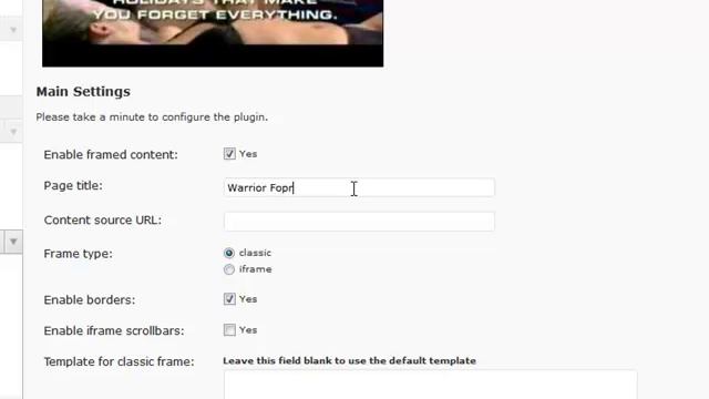 Word Press Siteframe Plugin Tutorial смотреть онлайн