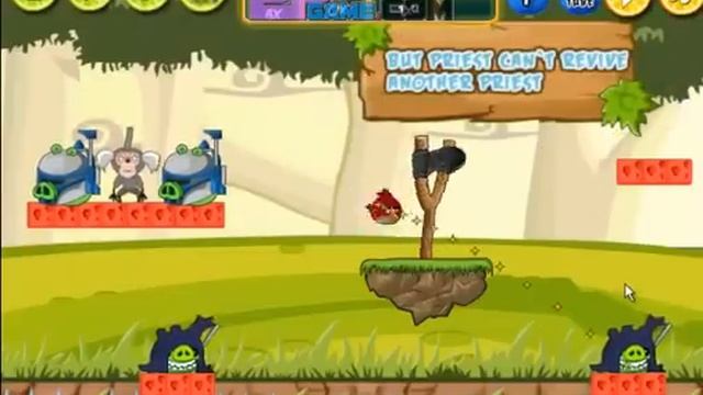 Angry Birds Naughty Pig Magic World Level 1-15 Walkthrough смотреть онлайн