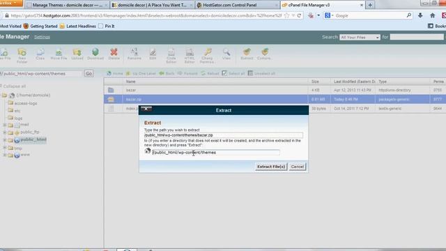 How To Update A Wordpress Theme From Your Cpanel Using File Manager смотреть онлайн