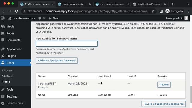 WordPress REST API Authentication: Application Passwords смотреть онлайн