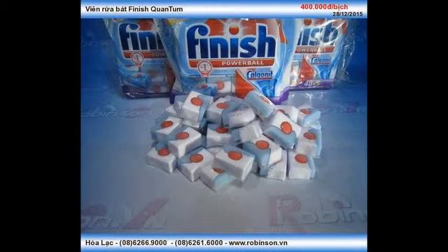 Viên rửa chén Finish QuanTum dùng cho máy смотреть онлайн