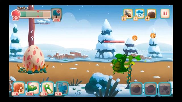 DINO BASH Dinosaur Army vs Caveman Defense Games Level 62 - 63 смотреть онлайн