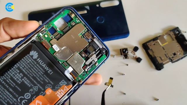 Honor 9X ремонт полный разбор, снять дисплей, аккумулятор.