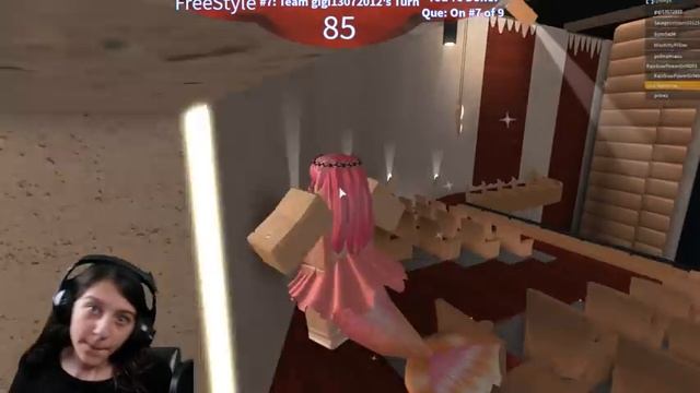 ROBLOX DANCE YOUR BLOX OFF MERMAID Update! Freestyle Flips Routine смотреть онлайн