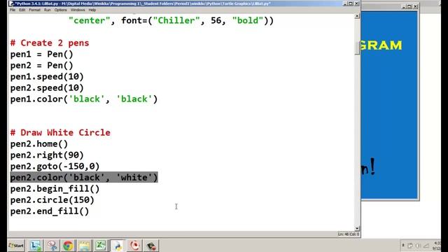 Python 3.4 Turtle Graphics Afterward смотреть онлайн
