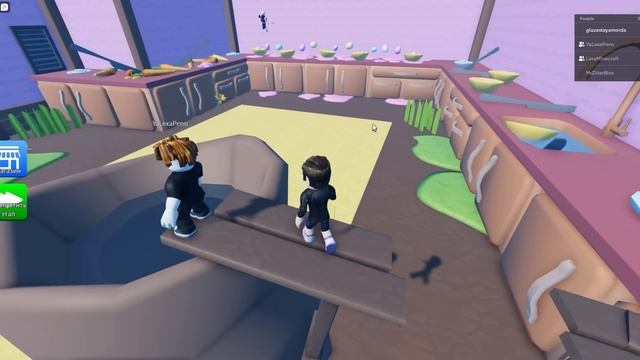 2 НУБА и ДЕВУШКА ПРО ДЕЛАЮТ ПОБЕГ ИЗ ТЮРЬМЫ БАННИ В РОБЛОКС! | Глазастая Морда Minecraft смотреть онлайн