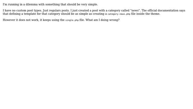 Wordpress: Template for regular posts (no custom post types) смотреть онлайн