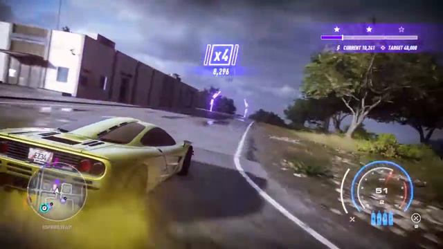 NFS Heat: Black Market McLaren F1 - 2 star the No Shopping Zone without hitting any object смотреть онлайн