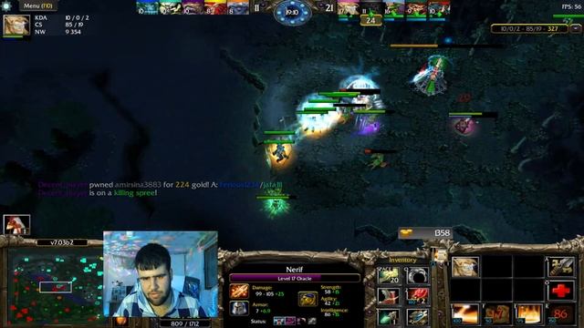 gameplay dota 1 atinad/rgc/map7.03b2/ hero oracle fun gameگیم پلی смотреть онлайн