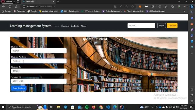 Simple Learning Management System Spring Boot,React Js,MySQL | with free Source Code смотреть онлайн