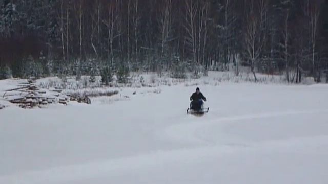 снегоход - палочник, тест по рыхлому снегу 2015 г. смотреть онлайн