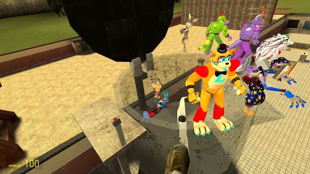 DESTROY ALL HYPER ELEMENT SIREN GLAMROCK ANIMATRONICS In Garry's Mod! Five Nights at Freddy's смотреть онлайн