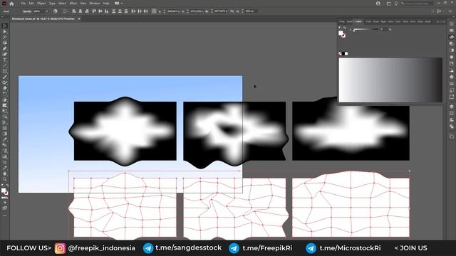 Tutorial Membuat Vector Awan di Adobe Illustrator CC смотреть онлайн