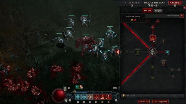 Diablo 4: lvl 50 Necromancer with Blood Lance - Blood Build at Tier 3 смотреть онлайн