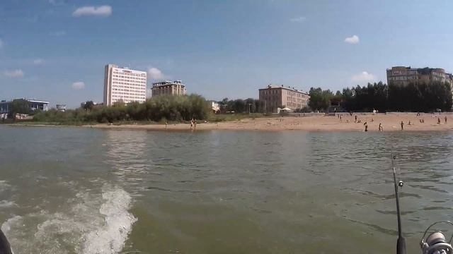 г. Омск р. Иртыш 07.08.2020 г. №13 Куйбышевский пляж брошен, зарастает ДЕРЕВЬЯМИ! спасателей НЕТ !! смотреть онлайн