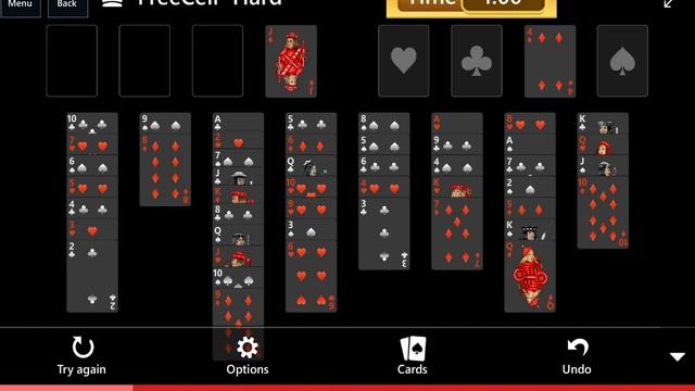 Star Club\Solitaire Dark\FreeCell: #4 FreeCell - Hard - Solve the deck смотреть онлайн