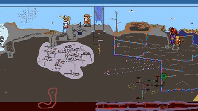Terraria Adventure Map Timelapse 500 Hours In 40 Seconds смотреть онлайн