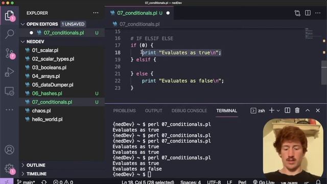 perl5 #9: IF Statements // ELSIF ELSE UNLESS смотреть онлайн