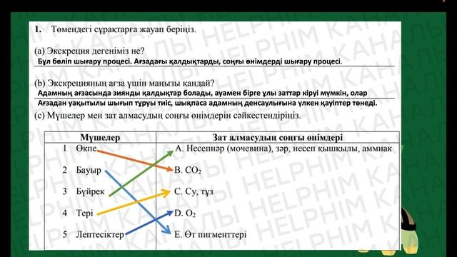 БИОЛОГИЯ 7-СЫНЫП БЖБ-1 3-ТОҚСАН смотреть онлайн