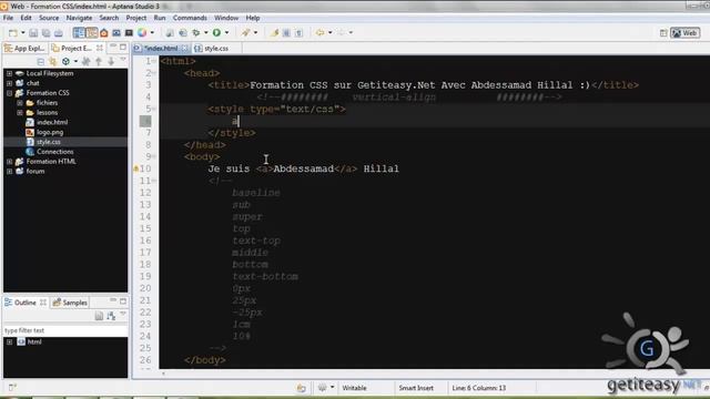 CSS3 Tutorial - Vertical Alignment - Align Vertical смотреть онлайн