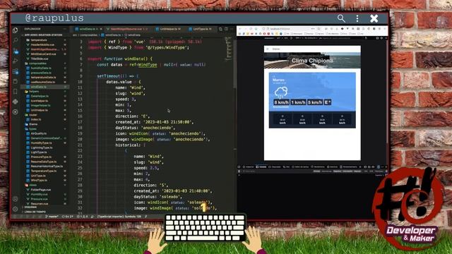 Aprendiendo Ionic+vuejs+ts+websockets... proyecto app del clima desde mis sensores esp32 raspberr… смотреть онлайн