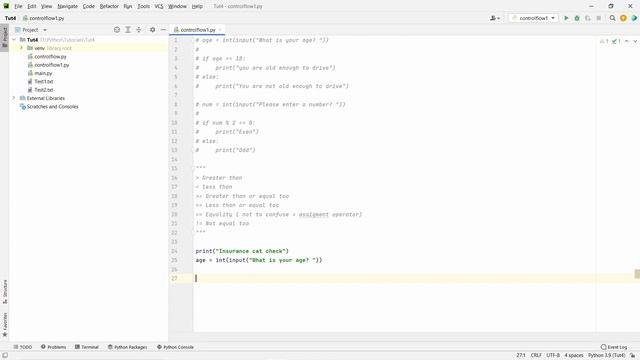 Python programming for beginners: Control Flow: if\elif\else смотреть онлайн