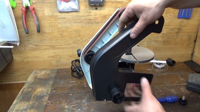 JET JDBS-5-M Тарельчатый-ленточный шлифовальный станок смотреть онлайн