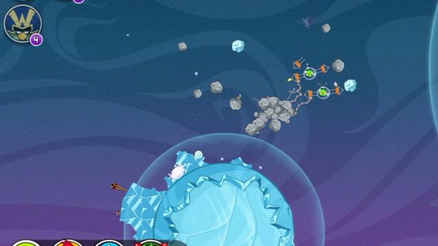 Let's play "Angry Birds Space HD" for iPad - Gameplay, walkthrough "Cold Cuts" levels 13-30 longpla смотреть онлайн