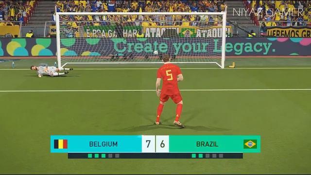 BELGIUM vs BRAZIL | Penalty Shootout | HAZARD vs NEYMAR | PES 2018 Gameplay PC смотреть онлайн