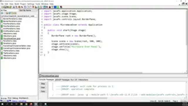 Programming Example: JavaFX Layouts Example смотреть онлайн