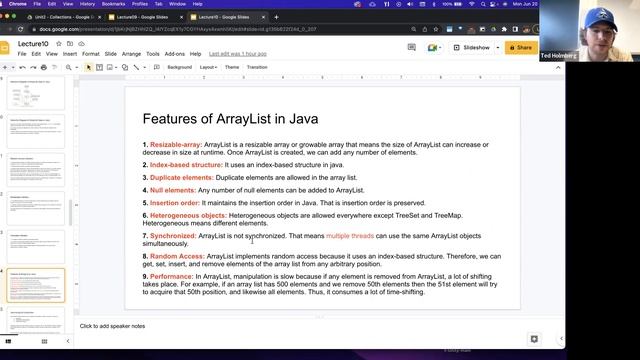 CSCI2120 - Lecture 09C: Collections - ArrayList class смотреть онлайн