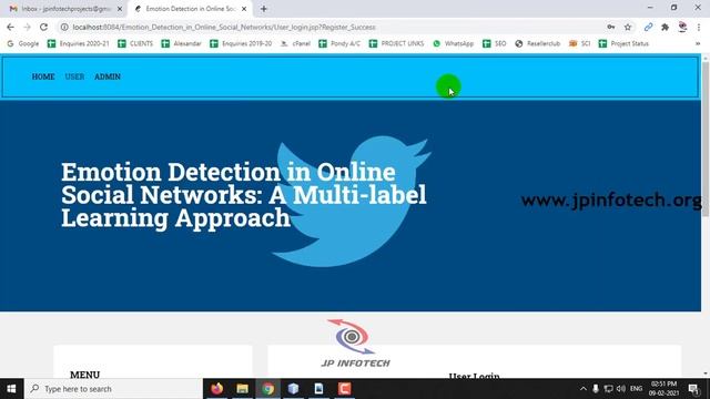 Emotion Detection in Online Social Networks: A Multi-label Learning Approach | Java IEEE Project смотреть онлайн