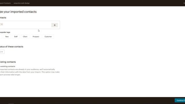 Импорт в Mailchimp новых контактов и отправка им почты смотреть онлайн