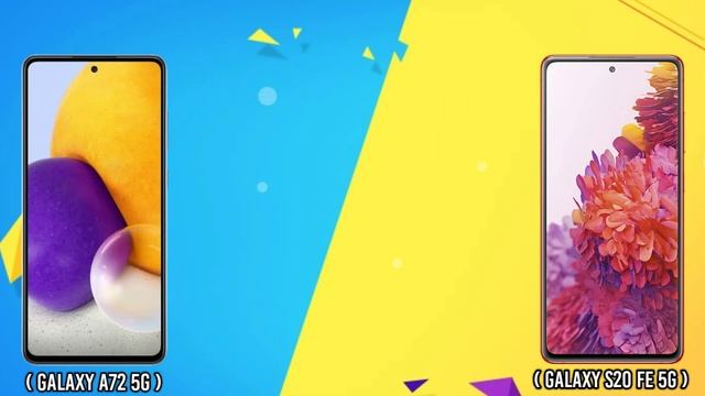 Samsung Galaxy A72 5G vs Samsung Galaxy S20 FE 5G смотреть онлайн