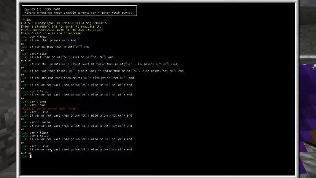 Гайд по языку Lua. Условия и циклы