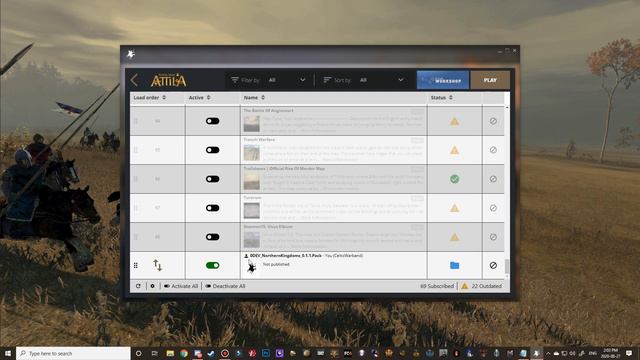 HOW TO INSTALL NORTHERN KINGDOMS: TOTAL WAR (WITCHER MOD FOR ATTILA)